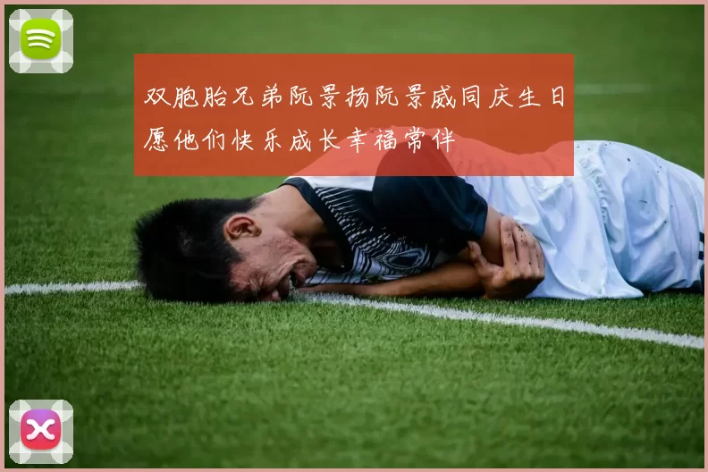 双胞胎兄弟阮景扬阮景威同庆生日愿他们快乐成长幸福常伴